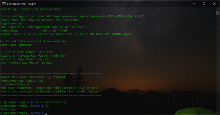 OpenVPN Raspberry Pi