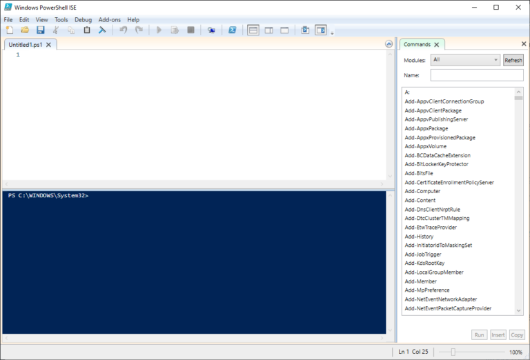 PowerShell ISE